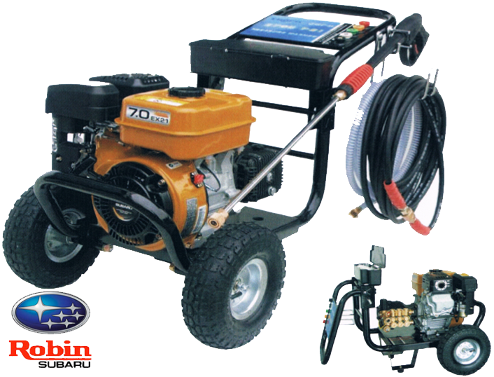 Subaru Robin Petrol High Pressure Cleaner 7HP, 186Bar TPW2700X